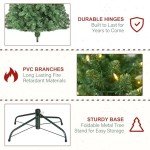 6ft Pre-Lit Multicolor Christmas Tree with Stand