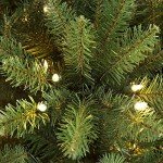 9ft Pre-Lit Slim Fraser Fir Christmas Tree