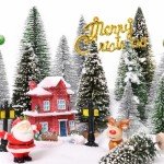 Mini Bottle Brush Christmas Trees - 21 Pack