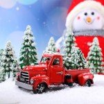 Mini Snow Pine Trees for Christmas Decorations - 35 Pack