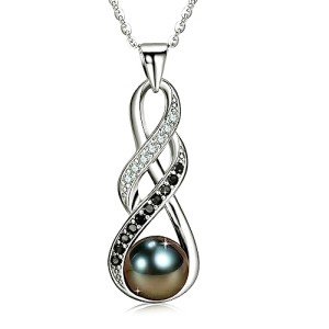 Tahitian Pearl Anniversary Necklace for Her