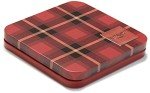 Tartan Plaid Tin Gift Card for Christmas
