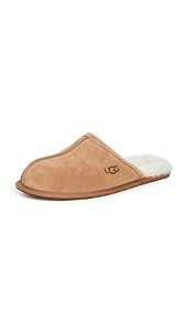 UGG Men's Chestnut Suede Slip-On Christmas Slippers
