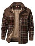 Café Flannel Sherpa-Lined Jacket for Men