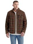 Café Flannel Sherpa-Lined Jacket for Men