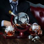 Juego de Decantador de Whisky para Hombres Navideño