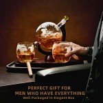 Elegant Christmas Whiskey Decanter Gift Set
