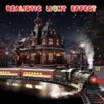 Remote Control Christmas Train Set with Track