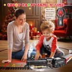 Remote Control Christmas Train Set with Track