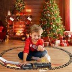 Remote Control Christmas Train Set with Track