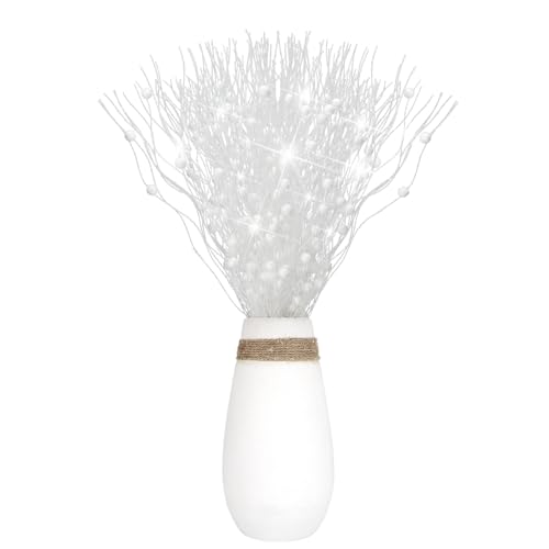 10 Pcs Glitter Berry Stems for Christmas Decor