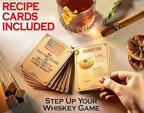 Whiskey Stones Gift Set for Men – Christmas Edition