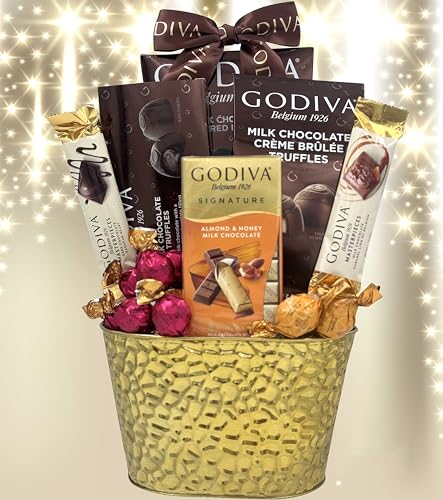 Godiva Chocolate Gift Basket for Holiday Joy