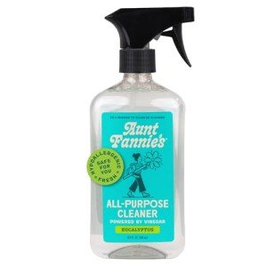 Aunt Fannie's All Purpose Cleaning Vinegar, Multisurface Spray Cleaner, 16.9 Ounces, Eucalyptus Scent (Pack of 1), Packaging May Vary