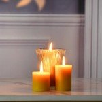 Natural Beeswax Pillar Candle, Smokeless Dripless Pure Beeswax Candle Set with Natural Scent for Room Decoration Prayer Party, Long Lasting Burn Time,1.89x3.86 inch (2 Pack),Brown Raw