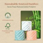 12 - HeyBamboo 100% Bamboo 3-Ply Toilet Paper, Unbleached, Non Toxic, 24 Double Rolls, 360 Sheets, FSC Certified, Soft & Strong, Pack of 24, Plastic-Free