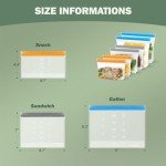 Dishwasher Safe Reusable Storage Bags Stand Up - BPA Free Reusable Sandwich Bags - Leakproof Gallon Freezer Bags, Silicone Food Storage Bags -Grey 6 Gallon Bags