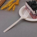 100% Eco Friendly Compostable Forks Disposable Forks Cornstarch Based 50 Large Disposable Utensils (6.7 in.) Durable and Heat Resistant Alternative to Plastic Forks Party Supplies
