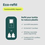 ATTITUDE Liquid Laundry Detergent, EWG Verified Laundry Soap, HE Compatible, Vegan and Plant Based Products, Cruelty-Free, Wildflowers, Bulk Refill, 160 Loads, 135.26 Fl Oz