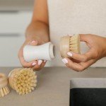 Nellie's Forever Brush - The Ultimate Sponge-Brush Hybrid for Eco-Friendly Dishwashing - Sustainable Design - Versatile Scrubbing Power - Long-Lasting Handle - Eco-Conscious Kitchen Essential