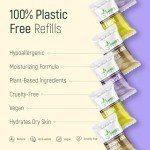 18 Pack Natural Foaming Hand Soap Tablets - Soft Moisturizing Handwash Tab Refills - 1 Tablet = 9 Oz Liquid Wash Foam Handsoap - Eco-Friendly Softsoap Refill Tabs (18 Variety Pack)