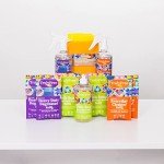 Truly Free Essentials Kitchen Cleaning Supplies Bundle, 4-Item Natural Cleaning Supplies Set, Home Cleaning Kit with Pet Safe Products, Plant Based Cleaning Products