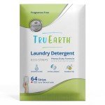 Tru Earth Platinum - Heavy Duty Laundry Detergent Sheets - Up to 128 Loads (64 Sheets), Fragrance Free - Ultra-Concentrated - Eco-Friendly, Hypoallergenic Laundry Sheets