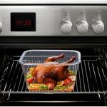 TRBIDRBO 2600 ML /88oz/ 11 Cup LARGE Glass Food Storage Container with Airtight Locking Lid for Storing food, Vegetables, Fruits Roasting Turkey Freezer Microwave & Oven Safe Leak Proof