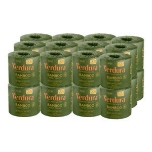 Bamboo Toilet Paper 2 Ply - 24 Rolls - 500 Sheets Per Roll - Septic Safe - FSC Certified - Tree free - Fragrance, DYE & Colors free, White