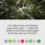 Bamboo Toilet Paper 2 Ply - 24 Rolls - 500 Sheets Per Roll - Septic Safe - FSC Certified - Tree free - Fragrance, DYE & Colors free, White