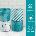 100% Bamboo Toilet Paper Bulk [2-ply, 450sheets, 24 Rolls] Tree free Bath Tissue, Biodegradable, Soft and Strong, Absorbent, Septic Safe, Eco Friendly, by Earth's Natural Alternative