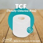 100% Bamboo Toilet Paper Bulk [2-ply, 450sheets, 24 Rolls] Tree free Bath Tissue, Biodegradable, Soft and Strong, Absorbent, Septic Safe, Eco Friendly, by Earth's Natural Alternative