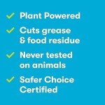 ECOS Grapefruit Dish Soap - Cuts Grease & Food Residue, Hypoallergenic, Sustainable Liquid, 50 Ounces (Pack of 2)