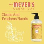 Mrs. Meyer's Liquid Hand Soap, Cruelty Free and Biodegradable Hand Wash Formula Made with Essential Oils, Limited Edition Lemonade Scent, 12.5 oz Bottle