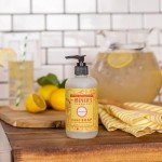 Mrs. Meyer's Liquid Hand Soap, Cruelty Free and Biodegradable Hand Wash Formula Made with Essential Oils, Limited Edition Lemonade Scent, 12.5 oz Bottle