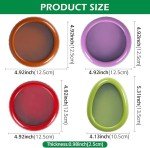 Alyone Avocado Saver and Tomato Holder - Set of 4 Reusable Storage Containers for Fridge - Ideal for Garlic, Onions, Lemons, and Potatoes