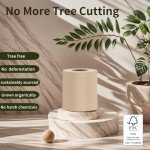 QingYa Bamboo Toilet Paper 12 Rolls, Resuable Packaging,New Plastic-Free,3 ply, Septic Safe,Unbleached Brown,Chemical Free,Tree-Free,Soft and Absorbent,Bathroom Tissue Rolls