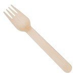 Wooden Disposable Forks - 300 Piece Wood Compostable Forks - Eco-Friendly Biodegradable Utensils for Party - Free From Plastic Cutlery Set - Disposable Cutlery Fork for Eating - Compostable Utensils