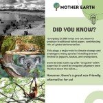 MOTHER EARTH Bamboo Toilet Paper - Ultra Soft & Strong 3-Ply Bath Tissue, 400 Sheets Per Roll, Hypoallergenic & Septic Safe, Mega Rolls, Pack of 3 Rolls