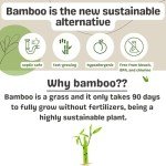 MOTHER EARTH Bamboo Toilet Paper - Ultra Soft & Strong 3-Ply Bath Tissue, 400 Sheets Per Roll, Hypoallergenic & Septic Safe, Mega Rolls, Pack of 3 Rolls