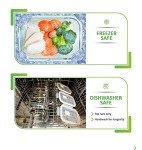 PrepNaturals 5 Pack 30 Oz Glass Meal Prep Containers - Dishwasher Microwave Freezer Oven Safe - Glass Storage Containers with Lids (Multi-Compartment)