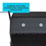 BLACK+DECKER 40-Gallon Dual Chamber Compost Tumbler Outdoor (BDSTGA9701)