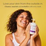 RAW SUGAR Simply Hand Wash, 16.9 Fl Oz (Pack of 3) Pineapple + Maqui Berry + Coconut Liquid Hand Soap for Kitchen or Bathroom, Cleanses & Refreshes Hands, Formulated without Sulfates & Parabens