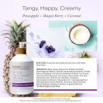 RAW SUGAR Simply Hand Wash, 16.9 Fl Oz (Pack of 3) Pineapple + Maqui Berry + Coconut Liquid Hand Soap for Kitchen or Bathroom, Cleanses & Refreshes Hands, Formulated without Sulfates & Parabens