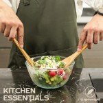 WOODLAND-USA Bamboo Wooden Spoons for Cooking 6 Pcs – Handmade Wooden Utensil Set for Nonstick Cookware – Serving Spoon, Turner, Heat-Resistant – Eco-Friendly, Durable & Lightweight Spatula Set - Gift