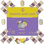 Tisnxiy Foaming Hand Soap Tablet Refills - 12 Count- 96 fl oz total (12x 8 fl oz) - Eco-Friendly Foaming Hand Soap Refill - Gentle on Hands, Kind to Earth - Variety Fragrance Pack
