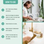 Natural Non-Toxic Dish Washing Block Soap - Dyes And Fragrance Free - Vegan Cruelty-Free Eco-Friendly And Zero Waste Dishwashing Handmade Solid Bar Soaps Detergent & Biodegradable (Lemon Pack Of 1)