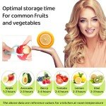 Zyphora Avocado Saver & Tomato Holder Set of 4 Silicone Food Storage Containers - Reusable Silicone Fruit Storage Box for Garlic, Onions, Lemons, Potatoes - Includes Fruit Peeler