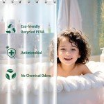Eco-Friendly Recycled Polyester Shower Curtain Liner
