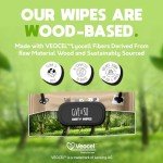 G.A.S Plant-Based Full Body Pet Wipes for Dogs & Cats - Vet-Designed & Hypoallergenic - Cleaning & Deodorizing - Wood-Based & Earth-Friendly - Pack of 100